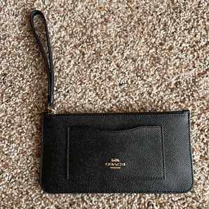 Black Coach Wristlet
